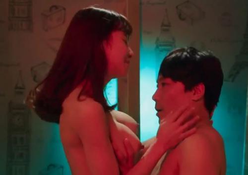 【チェ・ミンソ】韓国映画でスタイル抜群の美人女優が美巨乳を揉まれながら騎乗位セックスシーンがエロすぎるｗ韓国美女