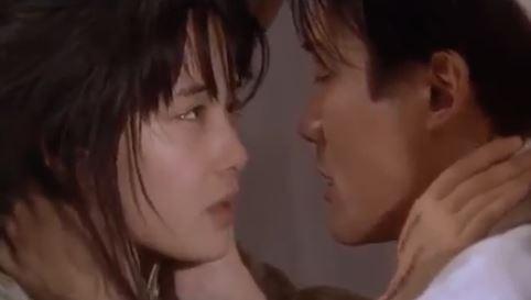【富田靖子】美人女優、富田靖子の映画で濃厚キスシーン