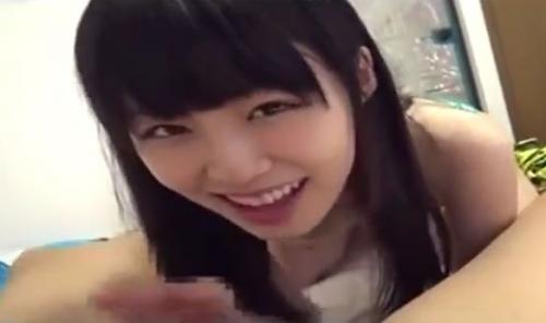 【素人JK】アイドル並みの美少女がまさかの援交！幼いパイパン女子高生のフェラ中出しSEX個人撮影！