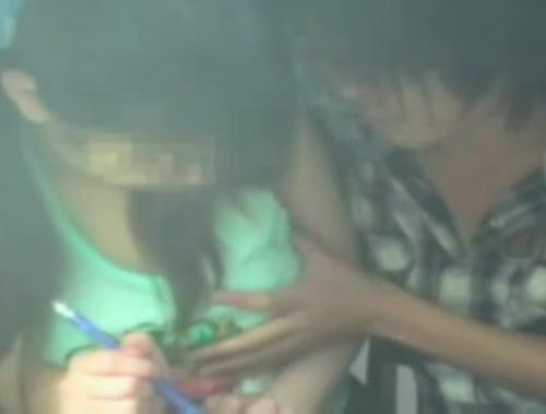 【JSレイプ】小◯5年生女子生徒がタンクトップ巨乳だったからカテキョ欲情し親に内緒でオトナだけがしている遊びが気持ちいい