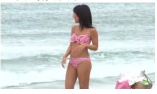 海辺にいたロリ少女にマッサージw性感帯を刺激して潮吹きまで！