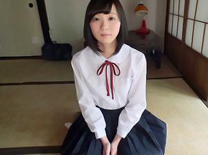 《JK中出し》「私の体を穢してください」純真無垢な女子高生のロリマンに種付け中出しセックス！