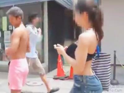 【素人ナンパ×海】クビレもパイオツも最高級ｗｗｗ人類史上最高峰なスタイル美女を海GETし車内に連れ込みハメ倒す！！