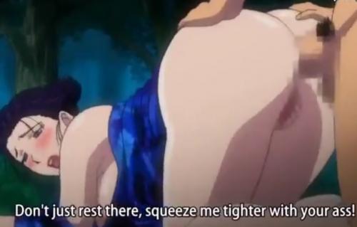 【エロアニメ】こんな色っぽい美人妻がアナルも好きだったなんて！