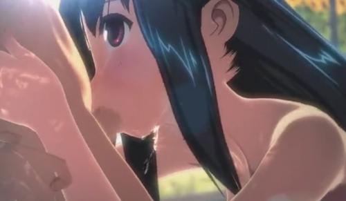 【3Dエロアニメ】ショタのくせしてかなりの巨根！爆乳のお姉さんのフェラで益々巨大化！