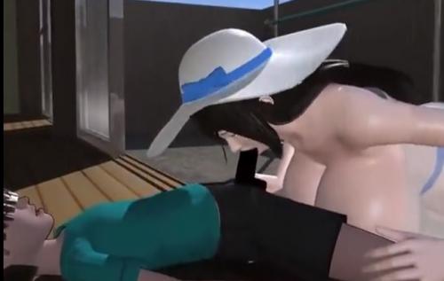 【3Dエロアニメ】お姉さんがイケナイこと教えてアゲル♪