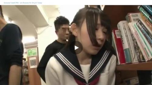 勉強に訪れた真面目な女子校生を2人がかりで強襲！