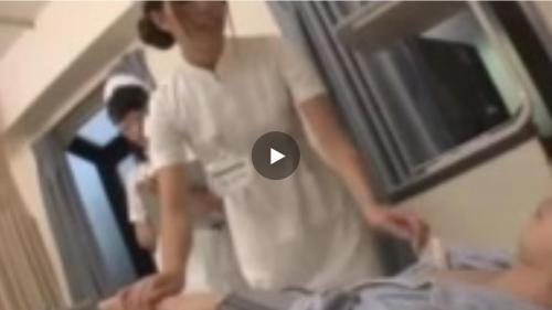 初めての夜間研修中、暗い病室で更に緊張する看護実習生に勃起チ○ポを強引に擦り付ける
