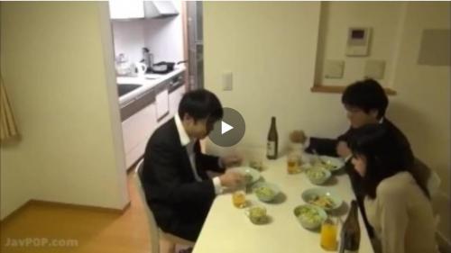 【逢沢るる】自宅に上司を招き入れ、もてなすタカシとるるの夫婦、しかし、タカシは酒に酔い潰れてしまう