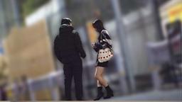 【立ちんぼ】無愛想だけどホ別生2万の格安美脚娘22歳