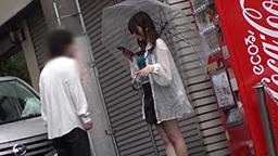 【立ちんぼ】塩対対応Dカップ20歳のキツマン生入れ4万＋撮影2万