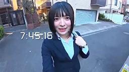 【虹村ゆみ】スーツを剥いて採れたて新卒OLと汗だくセックス