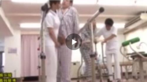 【小川桃果】久々に現れた若い男をターゲットにしたナースは豊満なボディに白衣をピッチリ張り付かせ男を悩殺