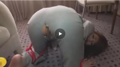 【茉莉花】くっきりと浮かび上がるヒップライン…
