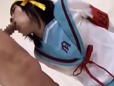 <アニコス>涼宮ハルヒの憂鬱 素人少女が鬼デカマラをフェラした後、生突きで絶叫痙攣膣内射精！<コスプレ>