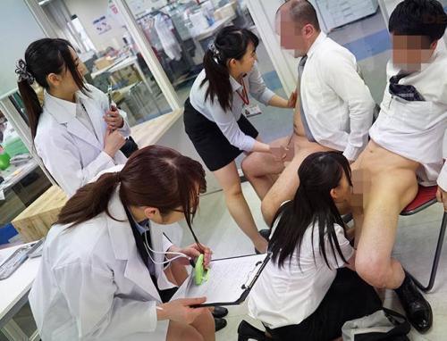 SOD女子社員が男子社員のチンポで男の精力テスト！！