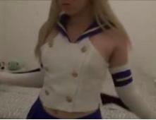 素人自撮り『コスプレ美乳少女』アニコスのロリがおっぱい晒してアピールするシコい動画///