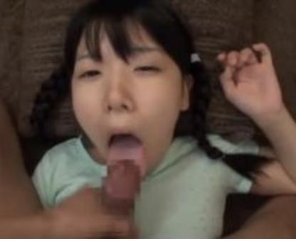 可愛い顔からは想像出来ないおっぱい❤︎超S級小学生風の美少女にフェラさせごっくん♡