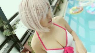 巨乳熟女のコスプレ個人撮影