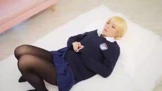 素人ブロンド学生