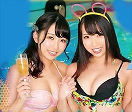 【素人】パリピ！？ナイトプールでナンパしたらヤリマンばっかで大成功！