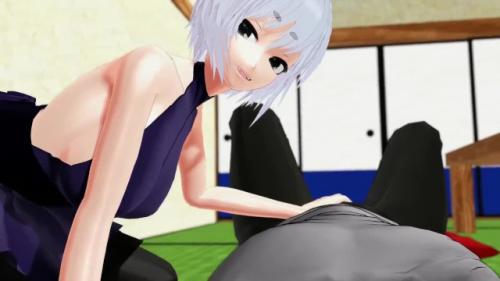 精液が主食の犬娘。丁寧に扱い大量搾精！ちょっとせっかちだけど躾はバッチリみたいだね。