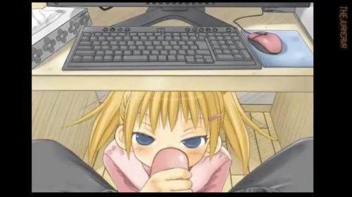 机の下の○学生。口で、手で、オナホで、そのたてすじま○こで…。多種多様なオナニーサポートアプリ！