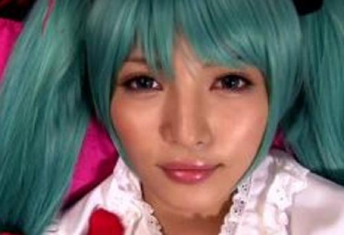 【初音ミク】美少女コスプレイヤーに中出し！