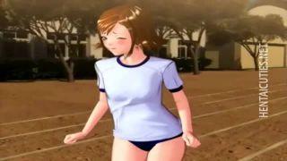 《3Dエロアニメ》体操服ブルマのお姉ちゃんjkは先生に調教される