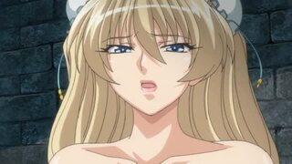 お嬢様が馬の化け物に凌辱される