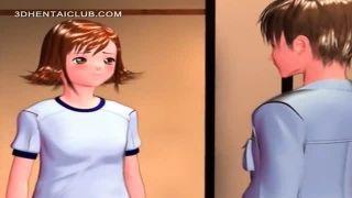 《3Dエロアニメ》体操服ブルマjkとパコる