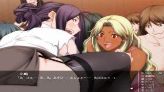 《エロゲ》ハーレム状態で1本のチンポを奪い合い騎乗位ハメ