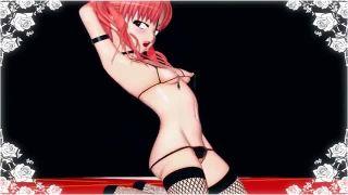 《3Dエロアニメ》極小ビキニのお姉さんがセクシーダンスで魅せる魅せる