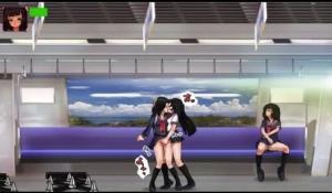 制服jkが電車で痴漢に襲われちゃった