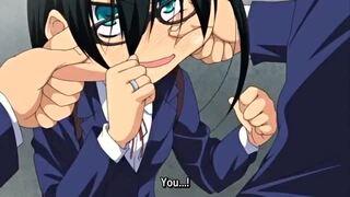 いきなりハメられちゃったメガネのチビJK