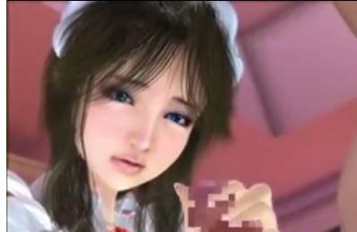 美人メイドちゃんの手コキパイズリフェラ