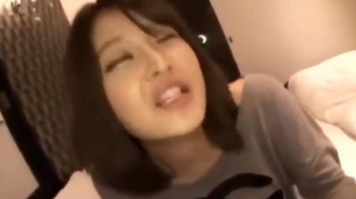 【素人】繁華街でゲットしたノリの良い美少女をホテルに連れ込んで私的SEX