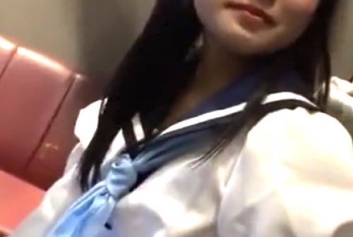 スマホ撮影/AKB48にいてもおかしくなスレンダーロリ美少女セーラー服JKフェラチオ口内射精が気持ちよすぎたッ♡！