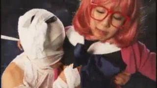 【監禁強姦】中学生ルックスの美少女戦士が包帯男に犯されアンアン喘ぎすぎィ！