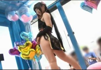 マジックミラー号　コスプレイヤーをレアグッズで釣り中出し