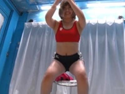 【外見える!?&企画】口説いたスポーツJDの膣圧チェックからのお女性器マッサージからのファック！見ると勃起しちゃうエロ動画