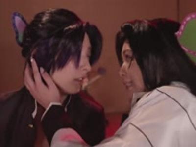 【コスプレ&着衣】アニコス美少女と着物着衣で激しくエッチ！セクシーな女の子のR18映像