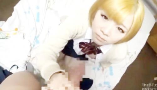 【女子高生】JKの金髪GALが、フェラ手コキで欲情しｗｗ中出しセックスまでやる！