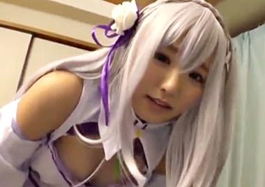 コスプレ ”可愛い妹とHがしてえよぉぉぉ！” アニコス妹が騎乗位で縞パン尻コキ&手コキで兄貴のチンポを弄ぶ近親相姦