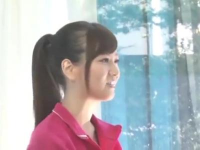 《外見える!?×女子大生》運動系サークルの女の子に性感エステして火照った体に肉棒挿入！勃起しちゃう性処理動画