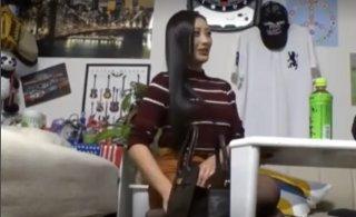 ヤリ部屋に連れ込めたSEXに困ってなさそうな黒髪ロングが美しい美人人妻はセクシーハイレグTバックでいつでも浮気の準備万端