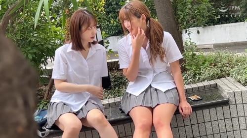 【天馬ゆい 児玉れな】ギャルビッチみーつけた！昼間からサボってるJK2人組をお仕置きセックスでわからせろ！！