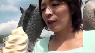 【矢部寿恵】浮気デートの最中です。つまりこのソフトクリームを今からチンポに変えてじゅっぽじゅぽと咥えちゃうわけよ