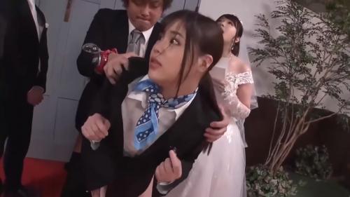 式場で時間停止！！スタッフも新婦もドレスで着飾った友人達も全員犯す！！金玉の中身が足りねぇぜ！！！