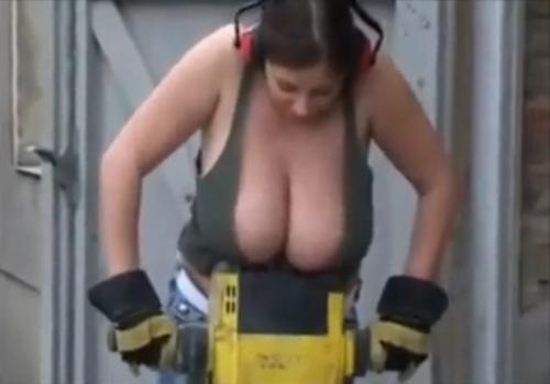 ジャイアントピックで外人爆乳ネキのおっぱいブルブルブルブルブルブルブルブル